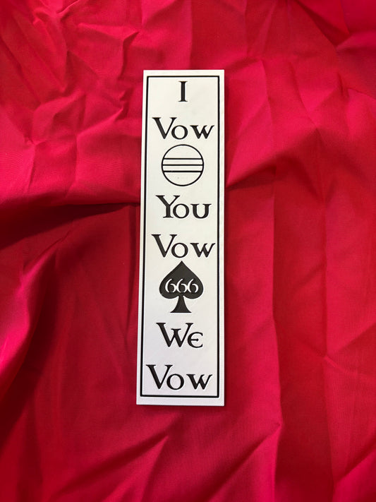 I Vow bookmark