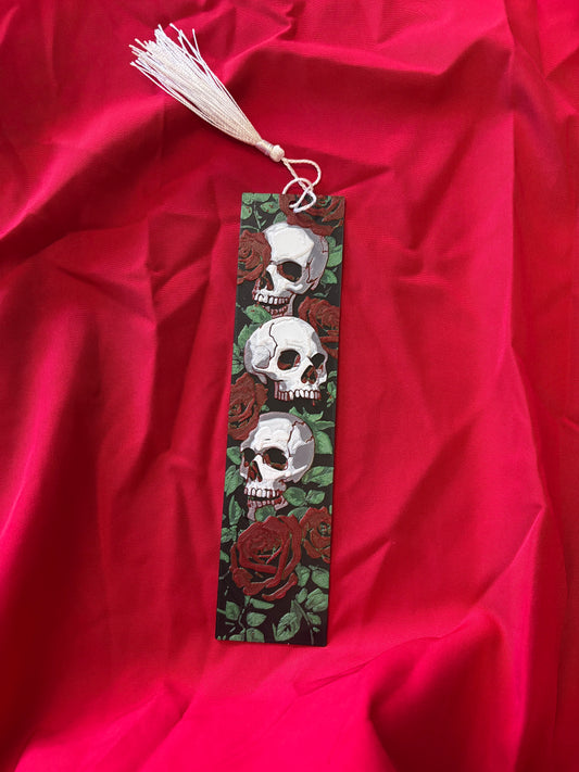 Skulls & Roses bookmark