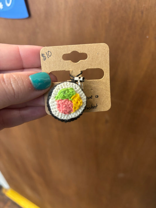 Sushi keychain