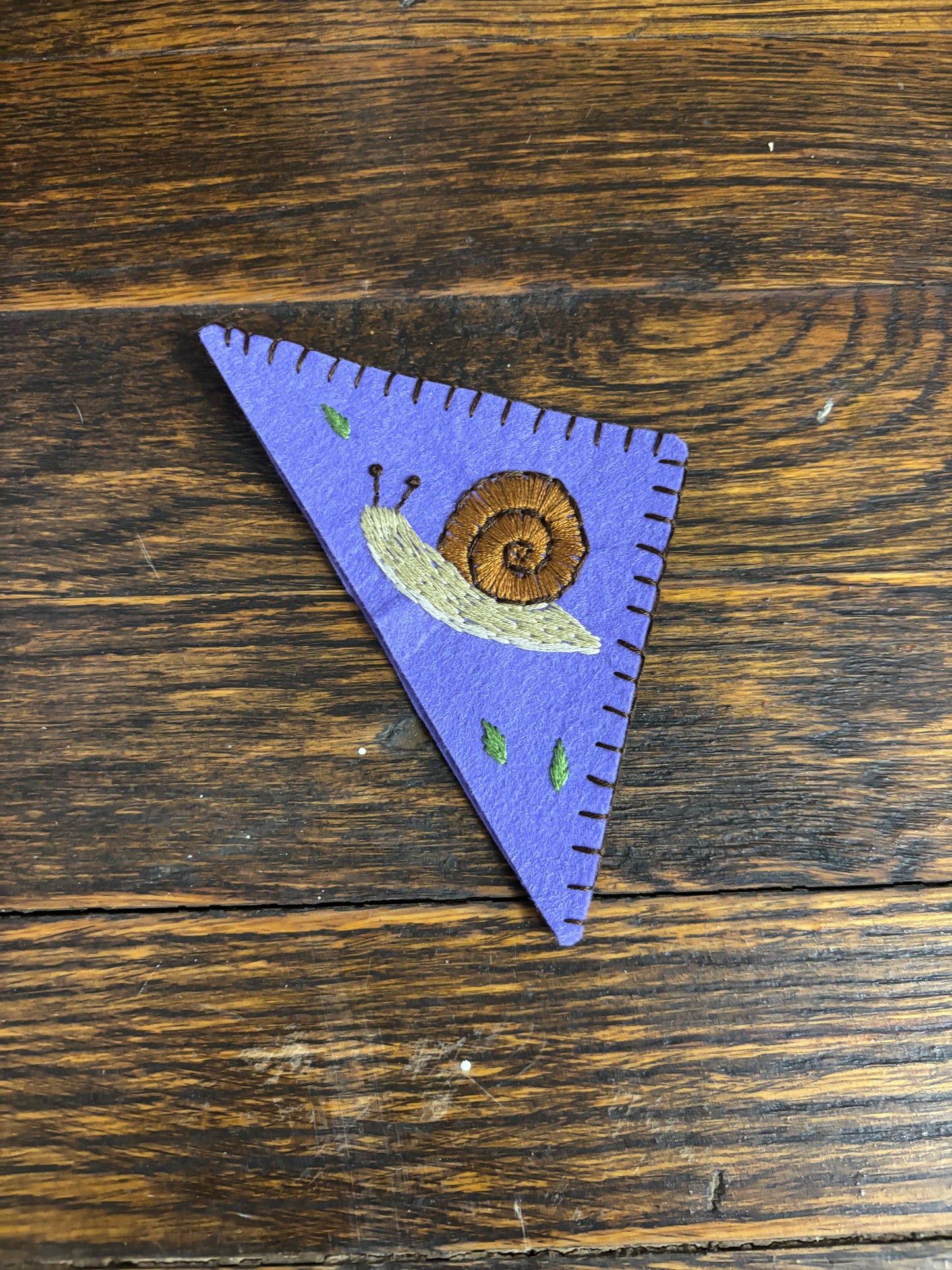 Snail corner bookmark