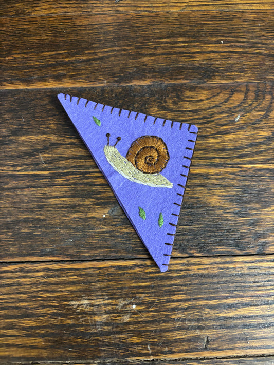 Snail corner bookmark