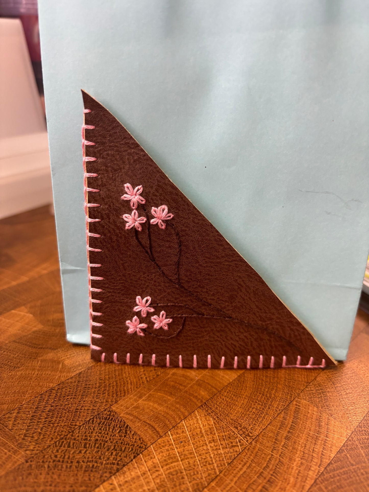 Cherry Blossom corner bookmark