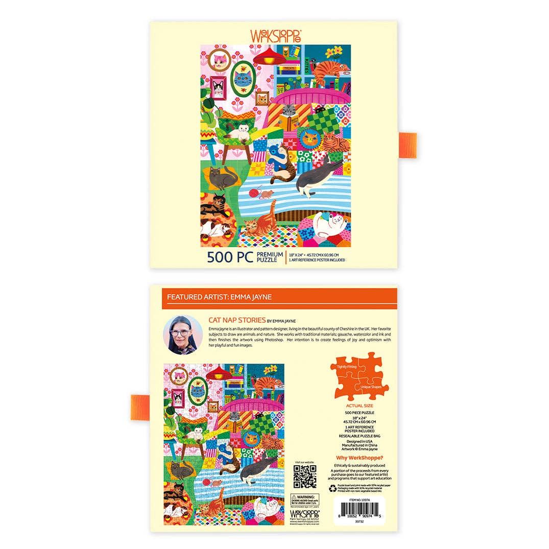 Cat Nap Stories 500 Piece Puzzle