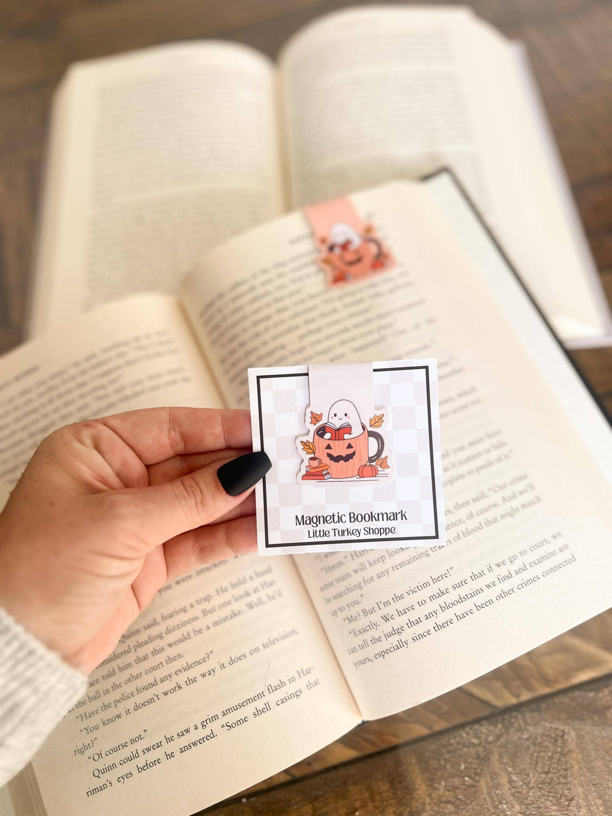 Bookish Ghost Magnetic Bookmark | Fall, Halloween