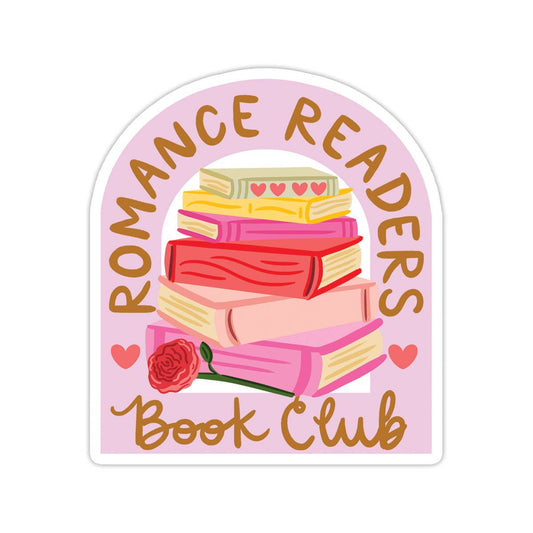 Romance Readers Vinyl Sticker - Books, Bookstore