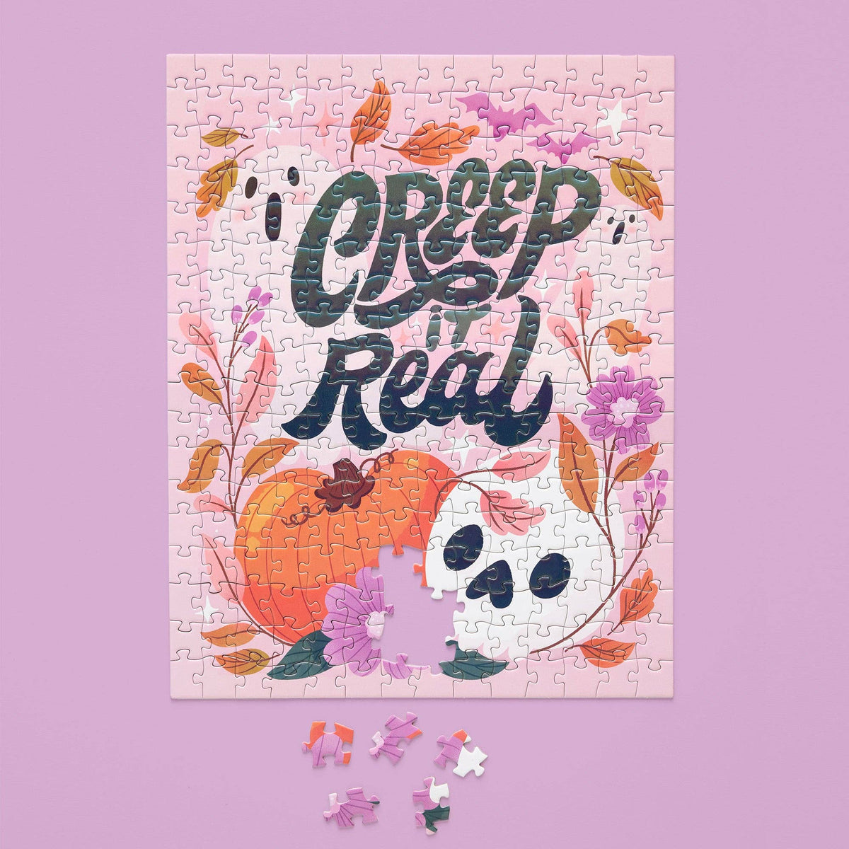 Creep It Real 250 Piece Puzzle Set of 3 Halloween Gift