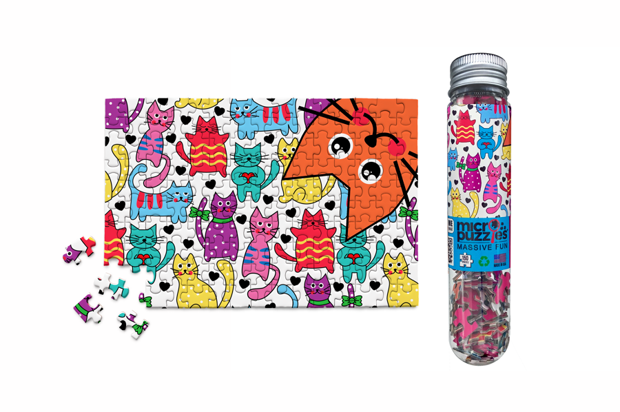 Cats Mini Jigsaw Puzzles - Great impulse buy for office gift