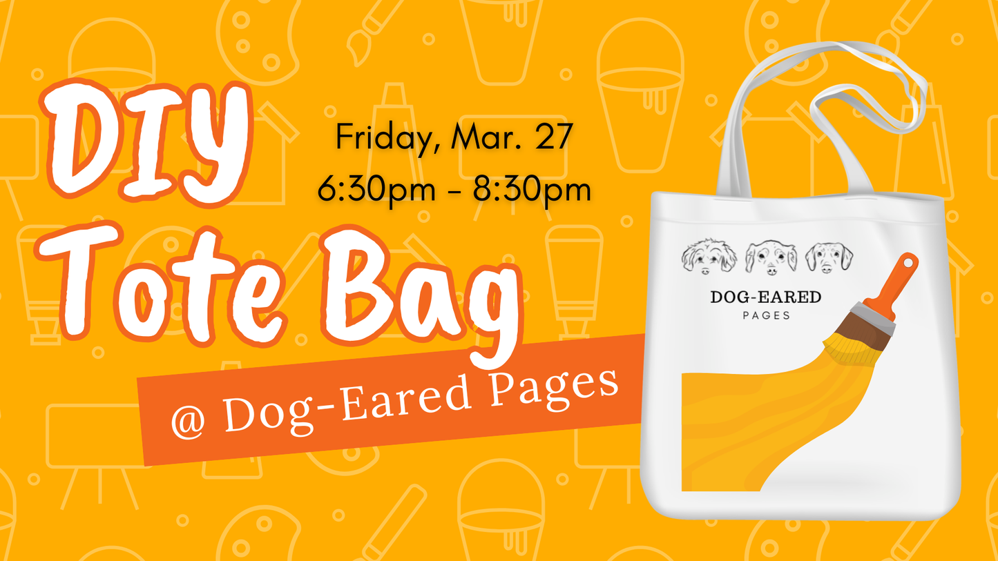 DIY @ Dog-Eared Pages: Tote Bag Painting