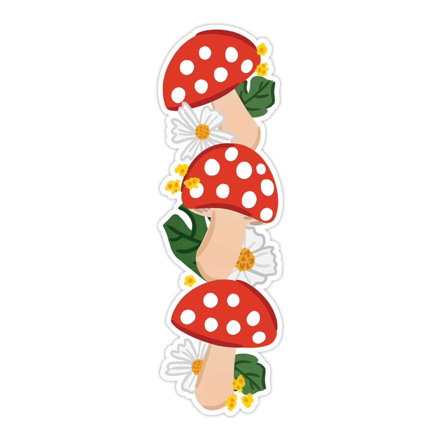 Mushrooms Die Cut Bookmark