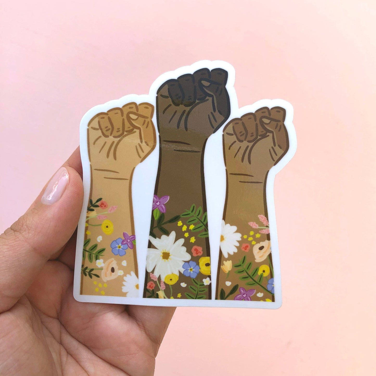 BLM Fists Vinyl Sticker