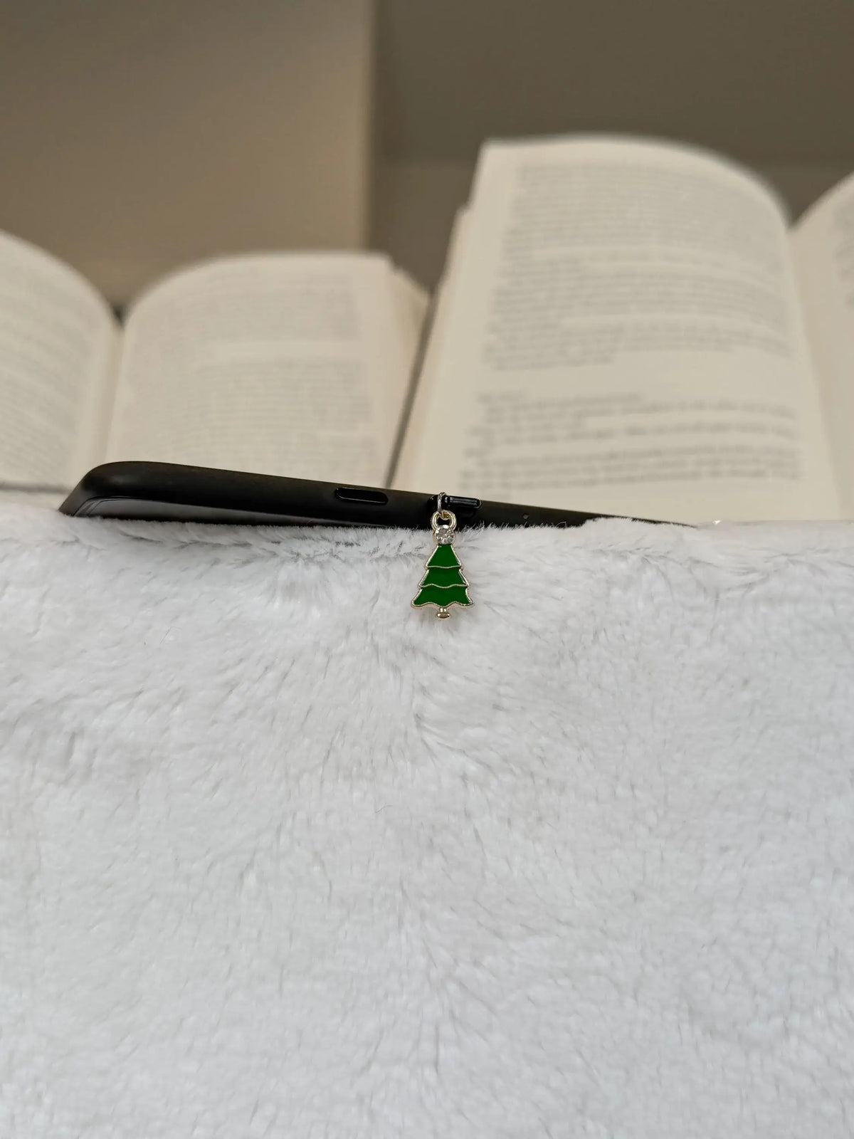 Christmas Tree Kindle Charm | USB C Dust Plug Charm