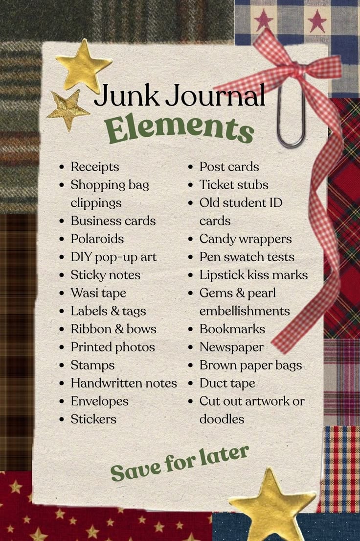 Junk Journal Workshop