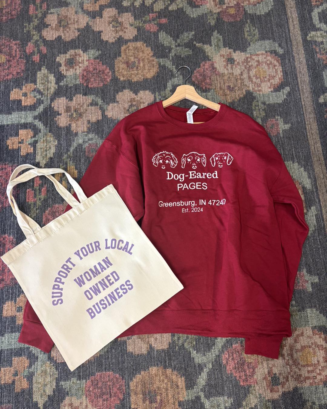 Dog-Eared Pages Crewneck Sweatshirt